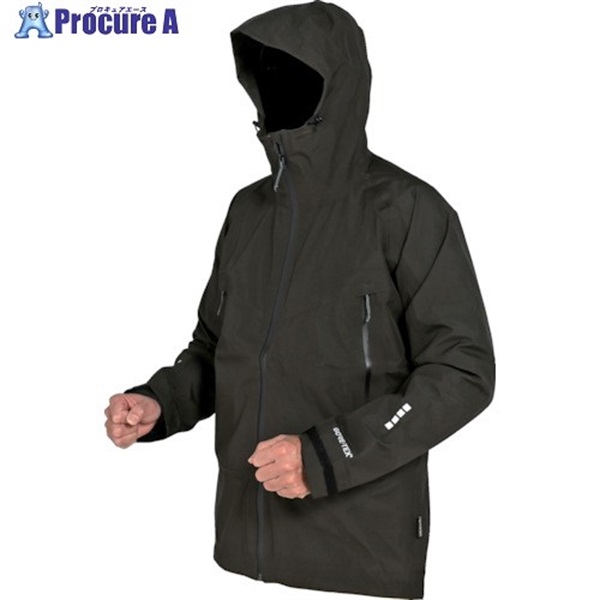 TRUSCO ゴアテックスワークレインウェア ブラック M GXPW-M-BK  1着  トラスコ中山(株)