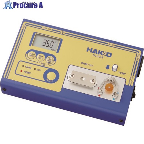 白光 はんだごてテスター FG-101B 100V 2極接地プラグ FG101B-81  1個 ▼206-3546