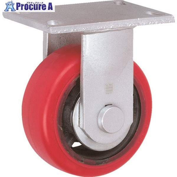 TRUSCO 重高荷重用キャスター 固定 150MM 耐湿ウレタン車輪650KGF HR/HM150650RPCI-TG  1個  トラスコ中山(株)
