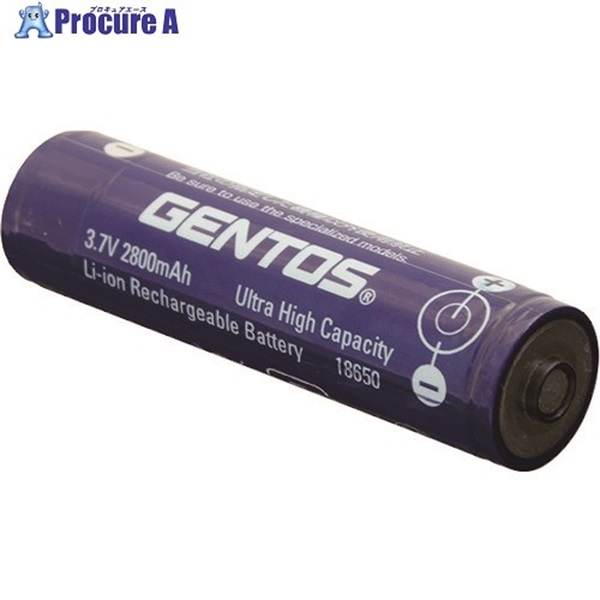 GENTOS 専用充電池GA08 GA-08  1個  ジェントス(株) ▼224-9284