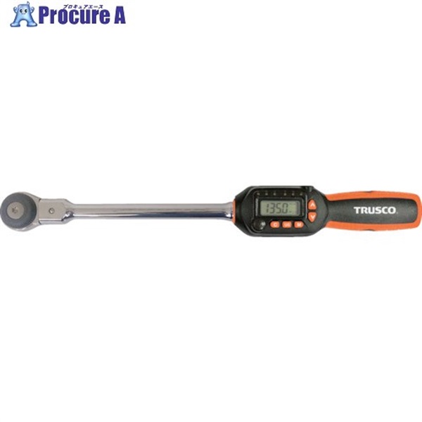 TRUSCO ヘッド交換式ラチェットデジタルトルクレンチ 差込角12.7mm 27〜135Nm HDT4-135C  1個  トラスコ中山(株)
