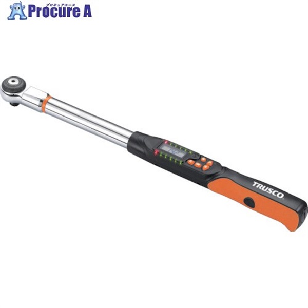 TRUSCO ヘッド交換式ラチェットデジタルトルクレンチ 差込角12.7mm 40〜200Nm HDT4-200C  1個  トラスコ中山(株)