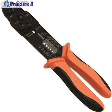 フジ矢 万能電工ペンチ 220mm 絶縁端子用 FA101  1丁 ▼447-9963