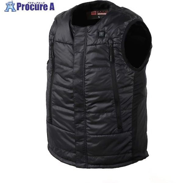 リベルタ LD_HM5V_ヒートインナー Vest 002BLACK(XL) HM-5100029  1着  (株)リベルタ ▼473-0174