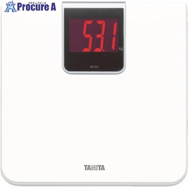 TANITA デジタルヘルスメーター HD‐395‐WH HD-395-WH  1台 ▼765-8630
