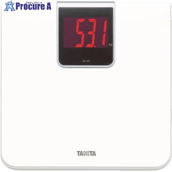 TANITA デジタルヘルスメーター HD‐395‐WH HD-395-WH  1台 ▼765-8630