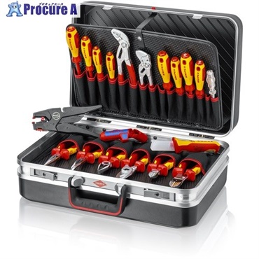 KNIPEX 002120 ツールケース 20点セット 002120  1S ▼790-1615