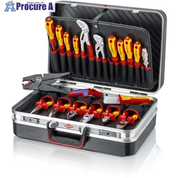 KNIPEX 002120 ツールケース 20点セット 002120  1S ▼790-1615