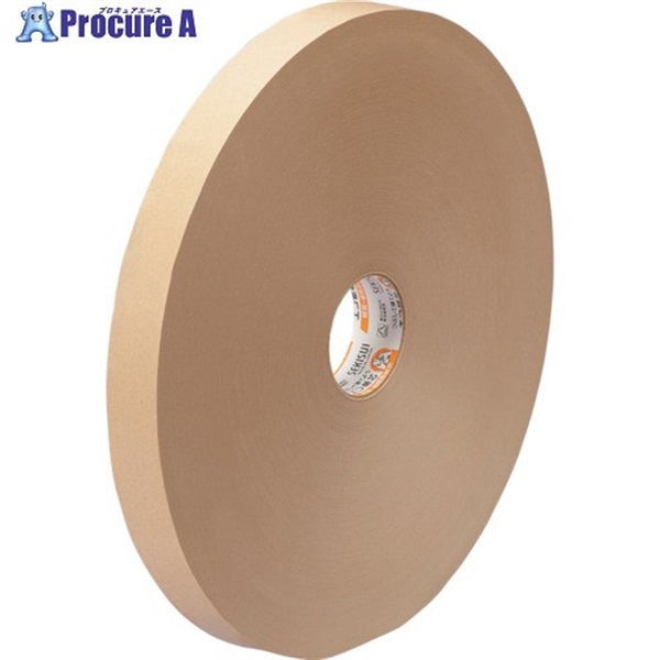 積水 クラフトテープ#500 38X1000m ダンボール色 K50LX16  1巻 ▼249-6790