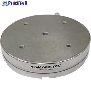 KANETEC 薄型永磁ホルダ台 丸形 底面吸着力600N MB-L-C126A  1台  カネテック(株) ▼553-1461