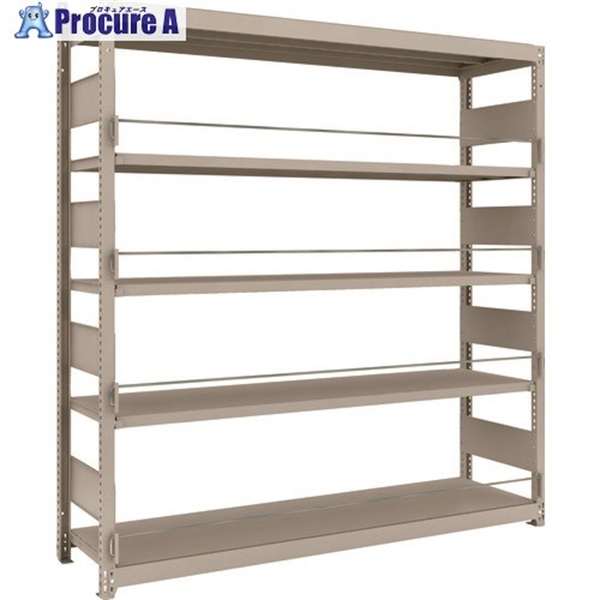 TRUSCO スチールラック 災害備蓄ラック M1.5型 1760X445X1800 5段単体 M1.5-DS6645  1台  トラスコ中山(株) ◇