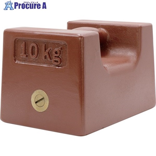 TRUSCO M1級 鋳鉄製枕型分銅 10kg M1RW-10KG  1個  トラスコ中山(株)