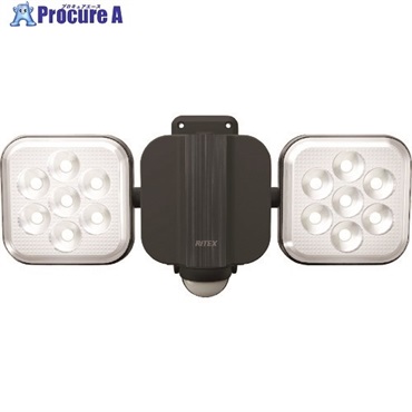 ライテックス 11W2灯フリーアーム式LEDセンサーライト LED-AC2022  1台  (株)ムサシ ▼270-9711