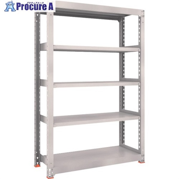 TRUSCO �X�`�[�����b�N M3�^���ʒI 1800X471XH2100 5�i �P��  �Ɛk�����x�[�X�t �l�I�O���[ M3-7655-SFC  NG  1��  ��