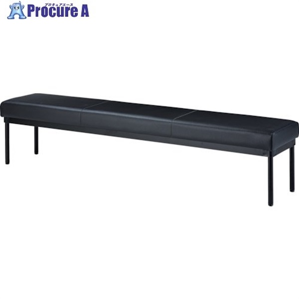 TRUSCO �R�ۃ��r�[�`�F�A �w�Ȃ� 1800×350×400 �u���b�N MCK-1835-BK  1��  �g���X�R���R(��) ��