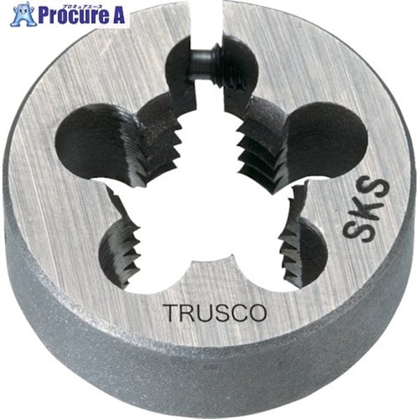 TRUSCO 左・アジャスタブル丸ダイス 50径 12X1.75 (SKS) LT50D-12X1.75  1個  トラスコ中山(株) ▼401-8945