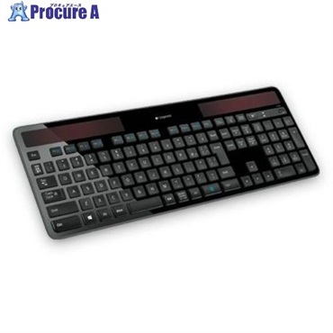 ロジクール Wireless Solar Keyboard k750r ブラック K750R  1個  (株)ロジクール ▼458-4923