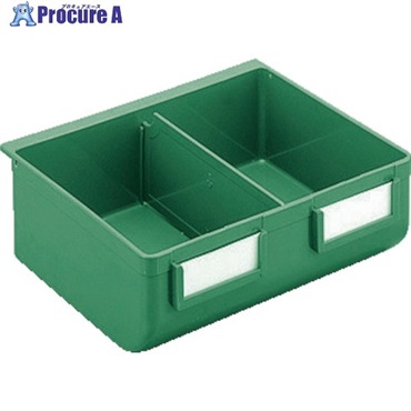 TRUSCO ライトビン 197X167XH67 緑 K-20G GN(ｸﾞﾘｰﾝ) (K-20G)  1個  トラスコ中山(株) ▼507-0015