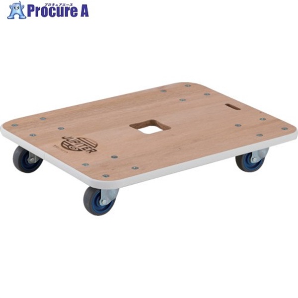 TRUSCO 木製平台車 ジュピター 450X450 φ75 200kg JUP-4545-200  1台  トラスコ中山(株)