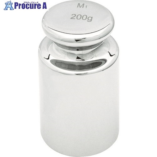 TRUSCO OIML型 円筒分銅M1級 200g MLCM-200G  1個  トラスコ中山(株)