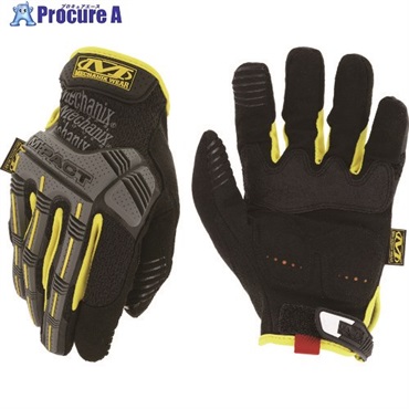 MECHANIX M-Pact ブラック/イエロー L MPT-01-010  1双  (同)メカニクスウェアジャパン ▼149-0017