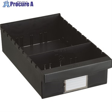 TRUSCO パーツケース WUW型 バンラックケースL型引出 導電タイプ 内寸242×407×H108 ML-2D  1個 ▼206-6141
