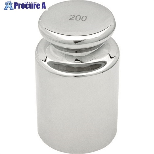 TRUSCO OIML 円筒分銅 F1級 200g MLCF1-200G  1個  トラスコ中山(株)