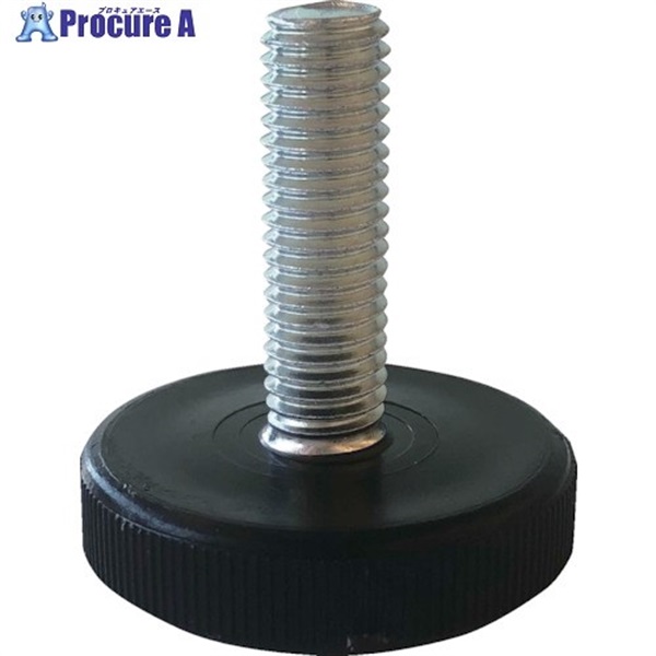TRUSCO 卓上アジャスタ 台座30Φ M6-17 MJJ6-17-30  1個 ▼358-9076