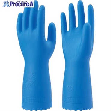 SHOWA 塩化ビニール手袋 No160耐油薄手 ブルー Lサイズ NO160-L  1双  ショーワグローブ(株) ▼365-9381
