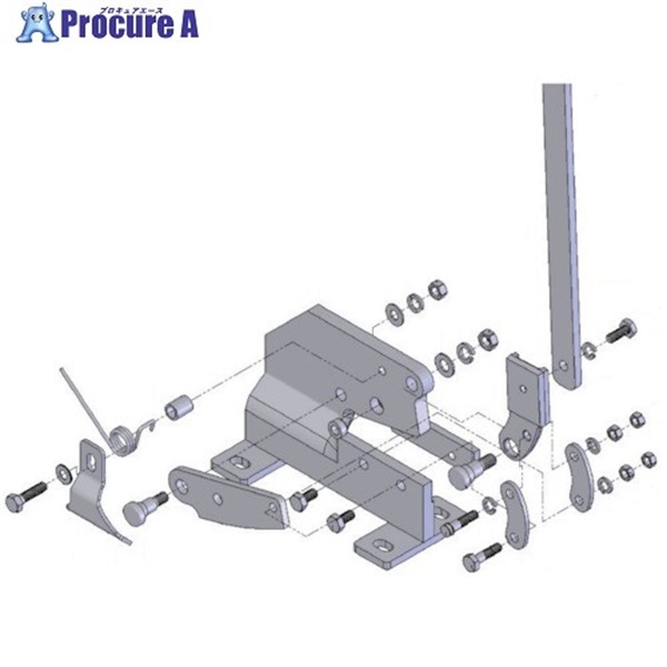 TRUSCO 板金用切断機レバーシャP-1用部品 NO.26六角ナット P1026  1個 ▼488-7123