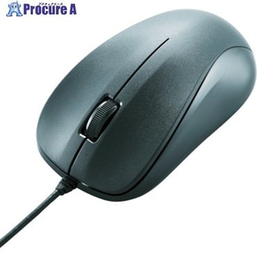 エレコム USB光学式マウス(Mサイズ)ブラック M-K6URBK/RS  1個  エレコム(株) ▼495-0372