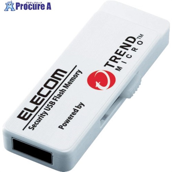 エレコム セキュリティ機能付USBメモリー 2GB 1年ライセンス MF-PUVT302GA1  1個  エレコム(株) ▼820-0248