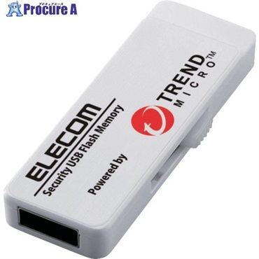 エレコム セキュリティ機能付USBメモリー 2GB 3年ライセンス MF-PUVT302GA3  1個  エレコム(株) ▼826-6543