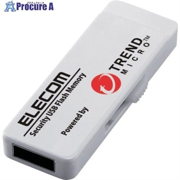 エレコム セキュリティ機能付USBメモリー 8GB 3年ライセンス MF-PUVT308GA3  1個  エレコム(株) ▼826-6547