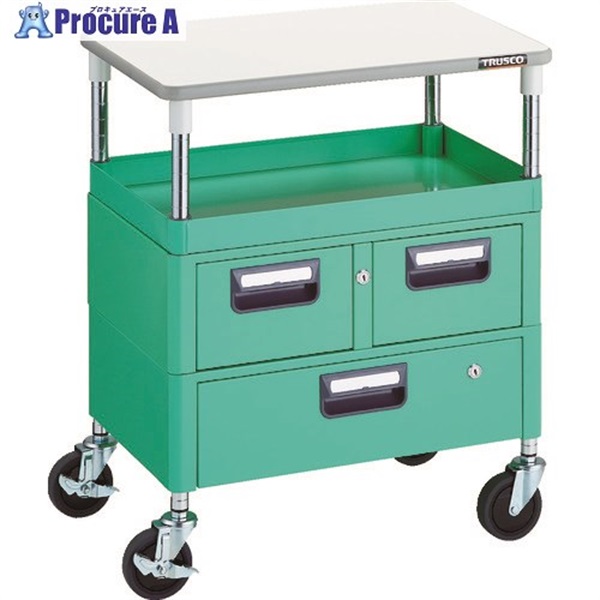 TRUSCO �c�[�����S�� �t�F�j�b�N�X���S�� �ȉ� 600X400 H740 ���o�t �V�t �����O�O���[�� PEW-761VWT-YG  1��  �g���X�R���R(��) 