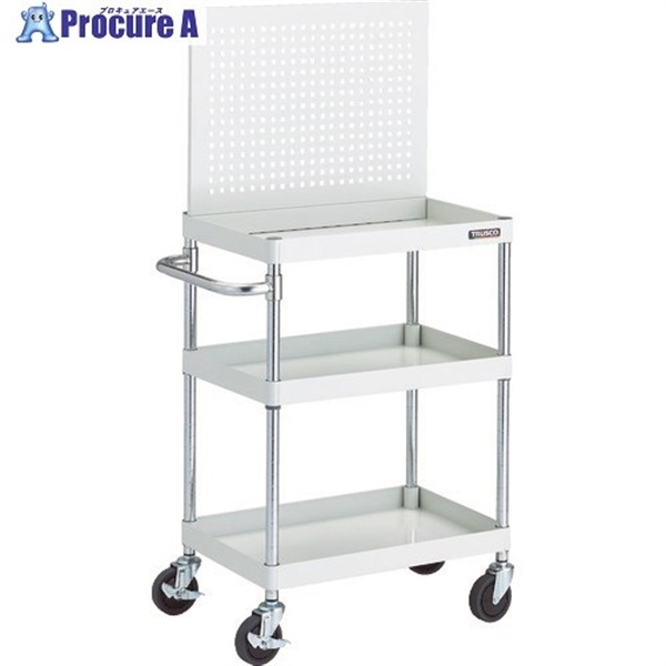 TRUSCO �c�[�����S�� �t�F�j�b�N�X���S�� �ȉ� 600X400XH880 3�i �㕔�p���`���O�p�l���d�l �z���C�g PEW-P963-W  1��  �g���X�R���R(��) 