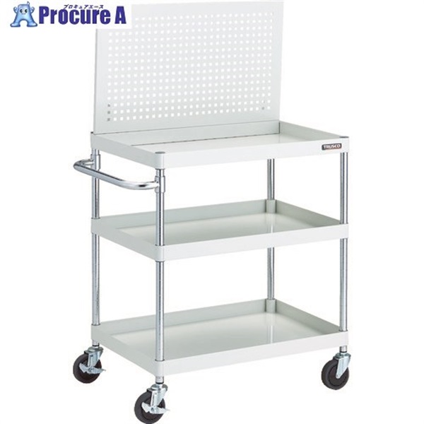 TRUSCO �c�[�����S�� �t�F�j�b�N�X���S�� �ȉ� 750X500XH880 3�i �㕔�p���`���O�p�l���d�l �z���C�g PEW-P973-W  1��  �g���X�R���R(��) 