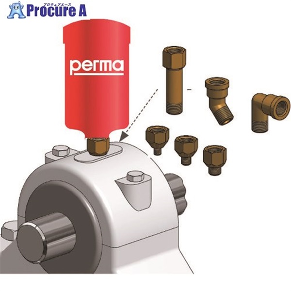 perma パーマNOVA 温度センサー付き自動給油器 SF01標準グリス125CC付 PN-SF01-125 NO101476  1S  パーマテック社 ▼161-0884