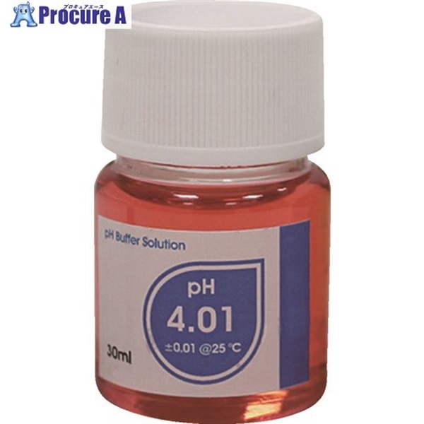 CUSTOM pH4.01校正標準液(30ml) PHW-401  1本 ▼171-7585