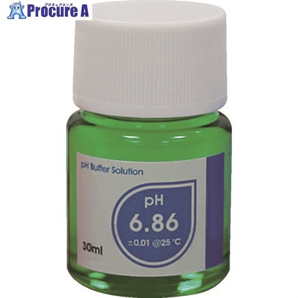 CUSTOM pH6.86校正標準液(30ml) PHW-686  1本 ▼171-7586