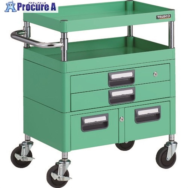 TRUSCO �c�[�����S�� �t�F�j�b�N�X���S�� �R�� �ȉ� 600X400XH740 ���o�t �����O�O���[�� PEW-762XW-YG  1��  �g���X�R���R(��) 