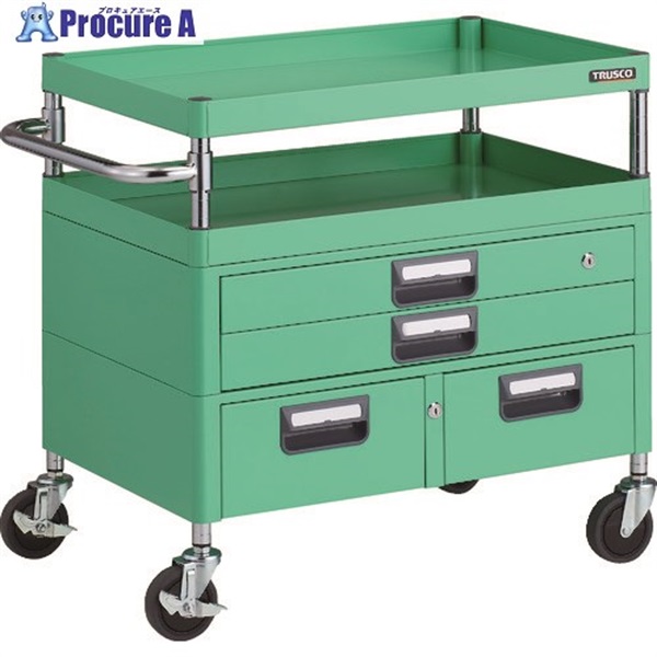 TRUSCO �c�[�����S�� �t�F�j�b�N�X���S�� �R�� �ȉ� 750X500XH740 ���o�t �����O�O���[�� PEW-772XW-YG  1��  �g���X�R���R(��) 