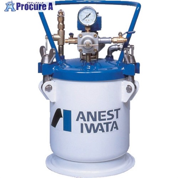 アネスト岩田 塗料加圧タンク 汎用 (手動攪拌式)20L PT-20D  1台 ▼451-7121