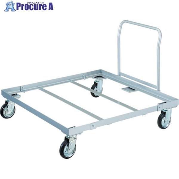 TRUSCO パレット台車 1100x1100 ハンドル付 PLK-05-1111H  1台 ◇▼768-0848
