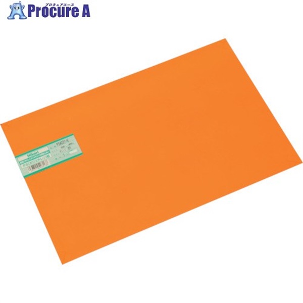 光 ポリスチレン板 オレンジ透明 300×450×1.0mm PS4031-6  1枚  (株)光 ▼820-2034