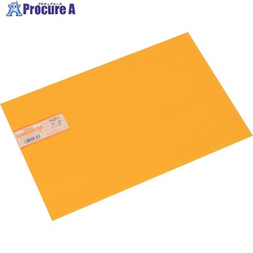 光 ポリスチレン板 オレンジ透明 300×450×0.5mm PS4035-6  1枚  (株)光 ▼820-2041