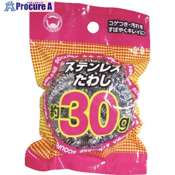 ボンスター PKステンレスたわし 30g PK-154  1個 ▼859-0888
