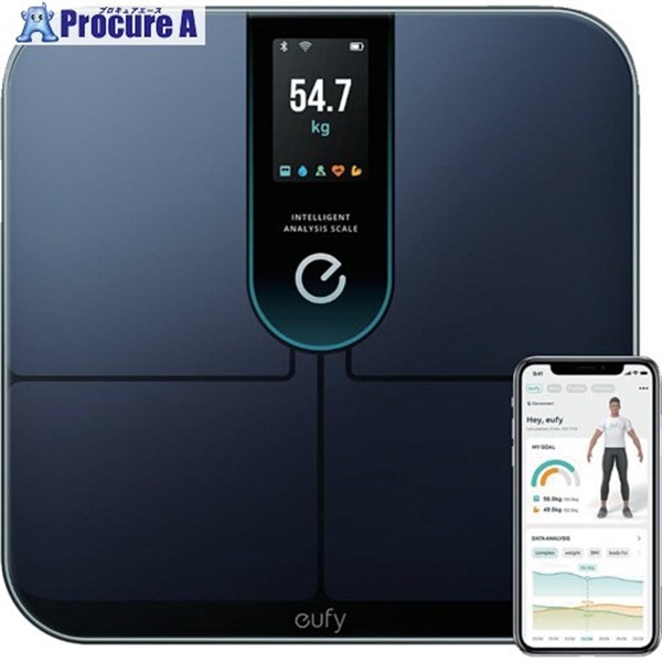 Eufy Smart Scale P3 ブラック T9150N11  1個 ▼613-2401