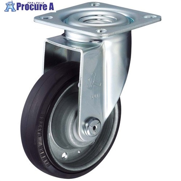 ハンマー 軽量キャスター 旋回式ゴム車輪 125mm 4202S-1R125  1個 ▼342-2411