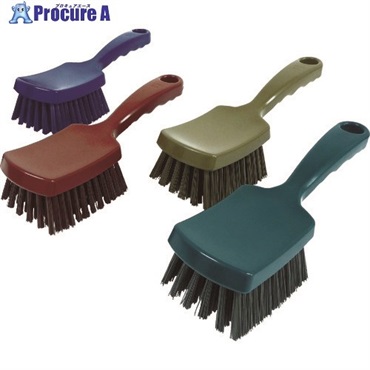 ARAM ハンドブラシ MPFショートハンドルブラシ 青色系 (9692-02) 全長240mm SH40-06-BL  1個  アラム(株) ▼818-6822